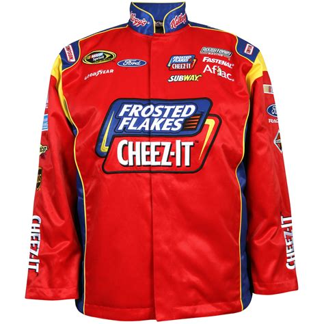 men's carl edwards chase authentics white official replica uniform jacket|carl edwards wife kate downey.